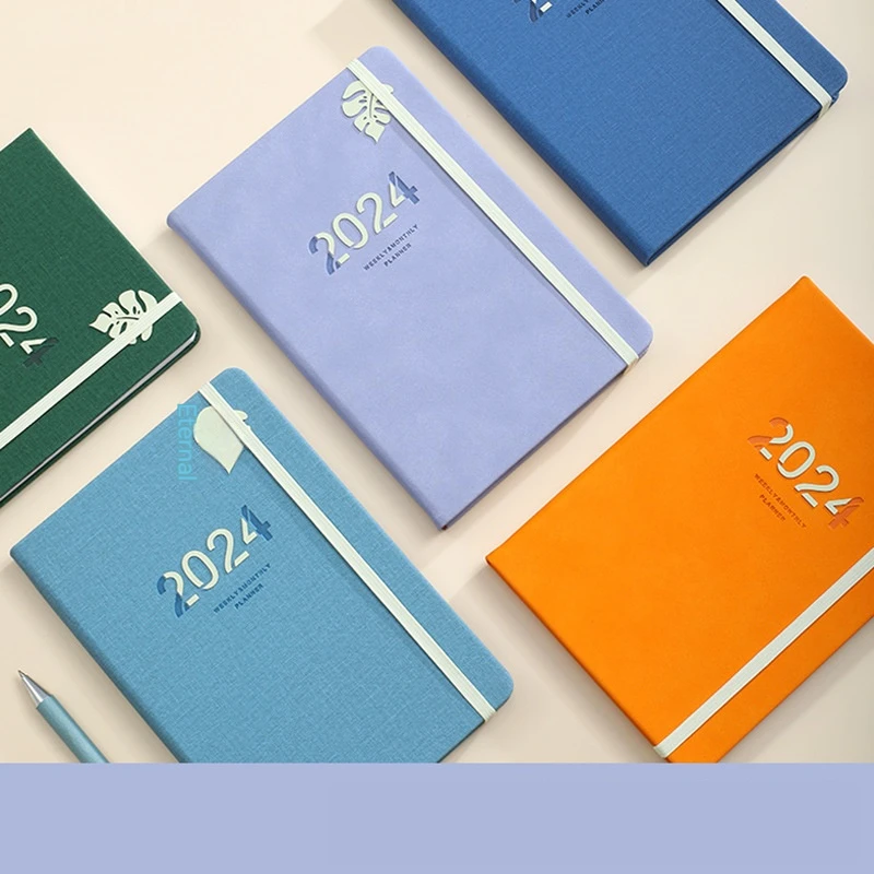 

Agenda Planner A5 Calendar Book Notebooks and Journals Notebooks for Students Office Supplies Thicken Budget Planner 2024 Diary