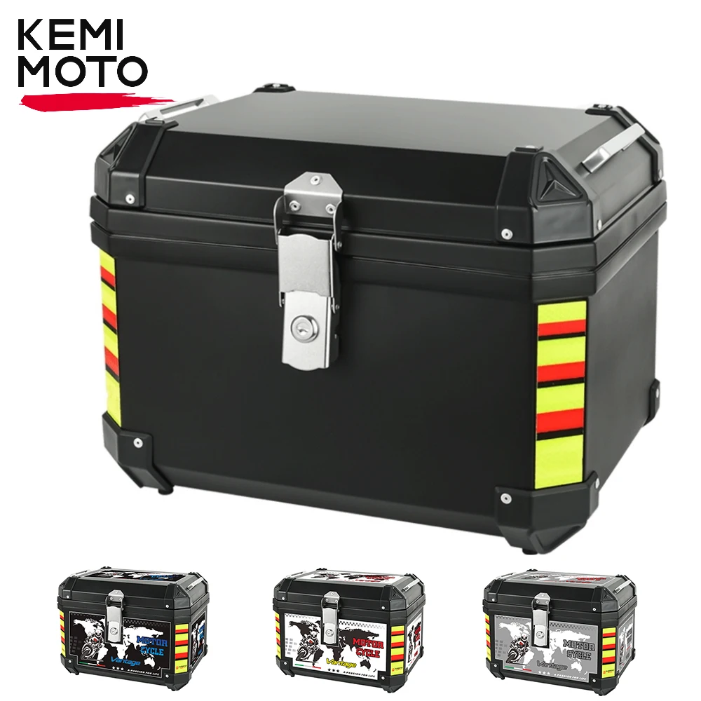 

For BMW R1200GS R1250GS LC ADV Motorcycle Trunk Top Box Luggage Storage Topbox Case Waterproof 48L Universal Box for Motorbike