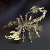 Colorful Scorpion King 3D Metal Puzzle Toys Assembly Decoration Educational Puzzle DIY Assemble Adult Birthday Gifts 3