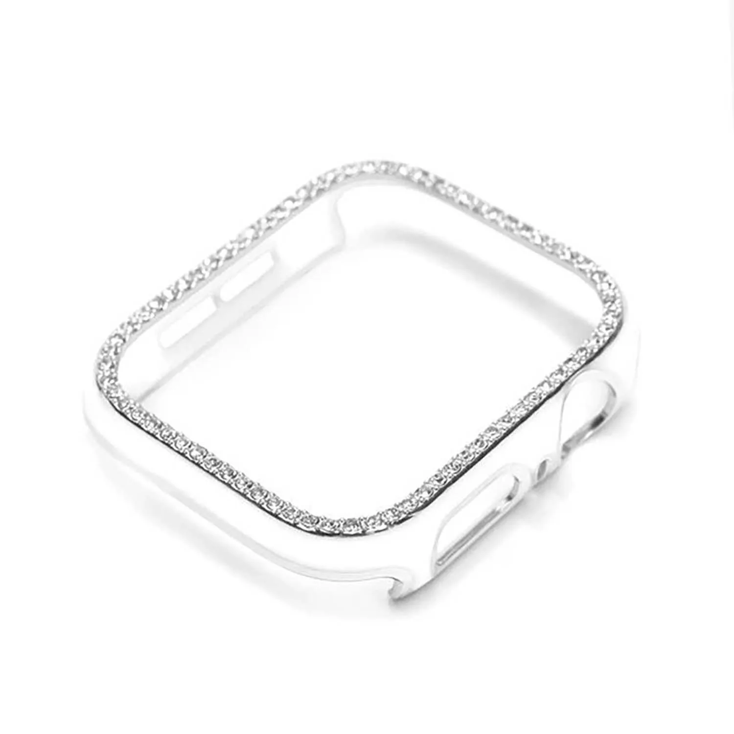 Zweifarbiges, ausgehöhltes Uhrengehäuse mit einem Diamanten für Apple Watch S10 42/46 mm, 45/44 mm, 40/41/38 mm, Xuandiao PC-Uhrengehäuse Iwatch S9 – Detail 10