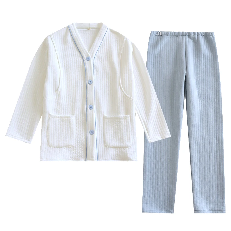 Warm Breastfeeding Pajamas Set for Pregnant Women