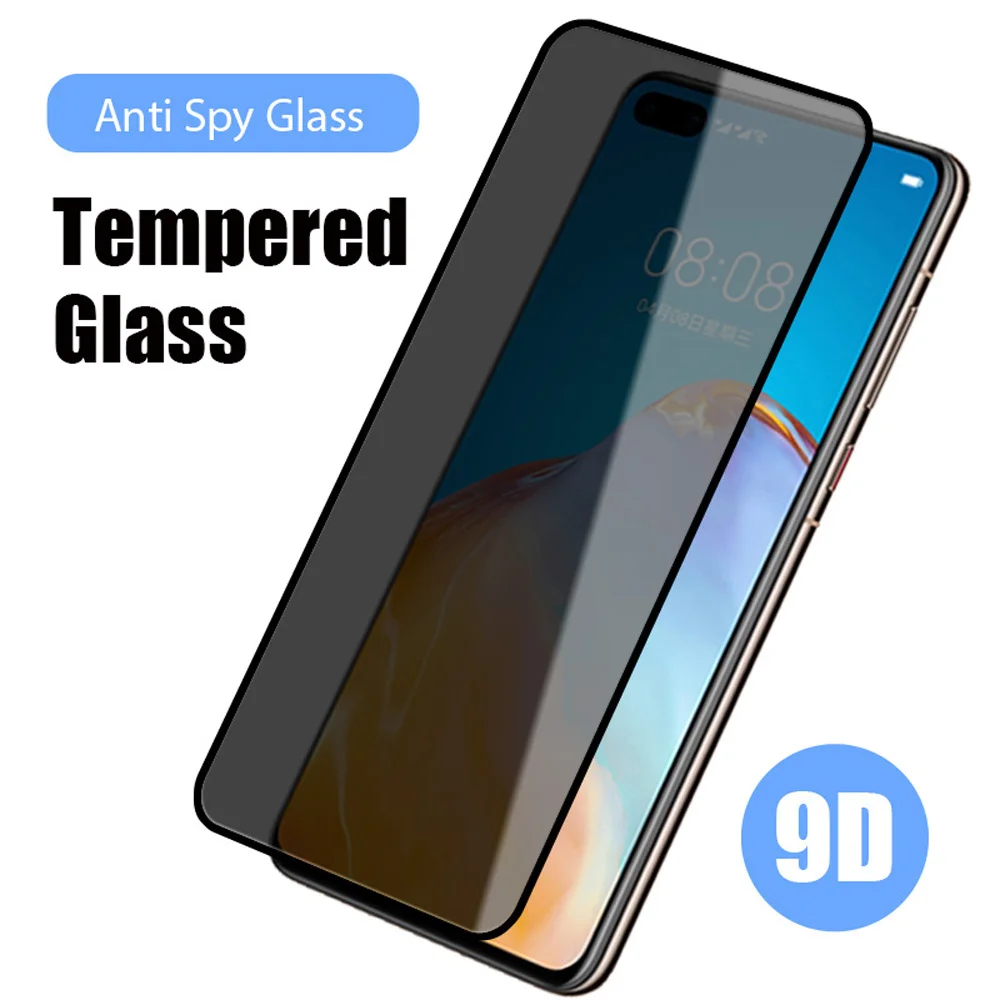 

Full Cover Privacy Screen Protector for Xiaomi Poco M3 F2 Pro Pocophone X3 NFC Anti Peep Glass 9D Anti Spy Glass for Poco X3