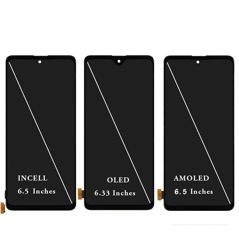 삼성 A51 LCD 터치 스크린 디지타이저 어셈블리 용 슈퍼 AMOLED 디스플레이 삼성 A51 SM-A515 SM-A515F LCD 디스플레이 용 AMOLED