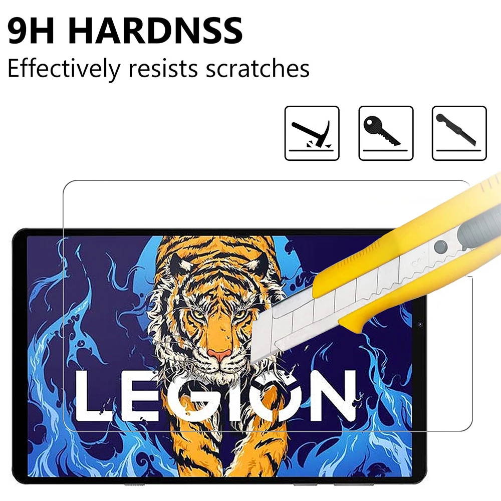 para Lenovo Legion Y700 8.8 Screen 2023 Tela Película Protetora Anti-risco hd Transparente 9d Dureza Protetora Tablet Vidro Temperado - Imagem 6