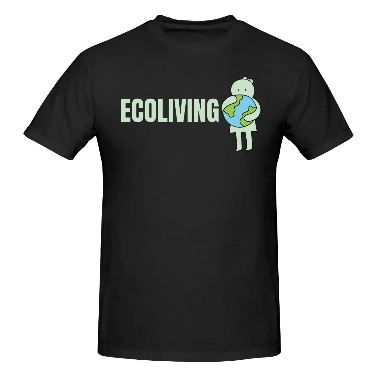 

Ecoliving Eco Lifestyle T Shirt Cotton Short Sleeve Tshirt
