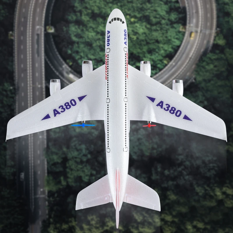 Hot Gyro Airplane Airbus A380 RC Airplane Foam Toys 2.4G Fixed Wing Plane Outdoor Toys Drone Easy Fly Children Gift