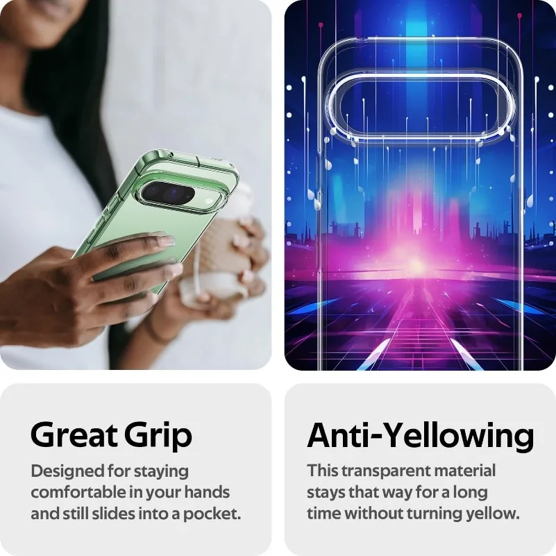 Fashion Ultra-Thin Transparent Shockproof Silicone Case – Premium Soft TPU Protective Cover