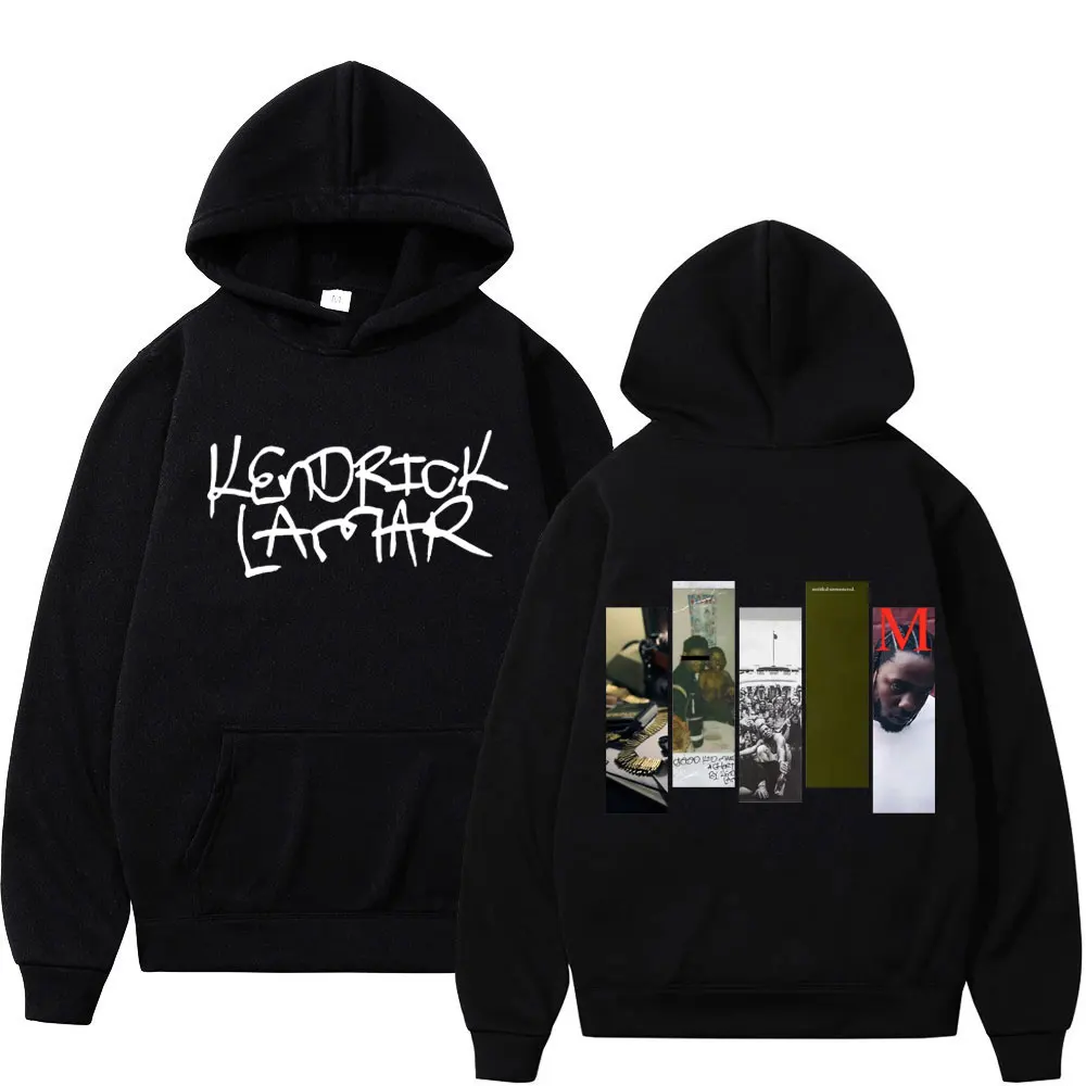 

Rapper Kendrick Lamar Album Print Hoodie Men's Women Hip Hop Fashion Oversized Pullovers Street Trend Vintage Hooded Sweatshirts