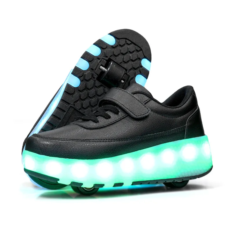 Chaussures à Roulettes Rétractables Pour Enfants/adolescents - Baskets Transformables En Rollers, Système De Verrouillage Facile, Multiples Couleurs