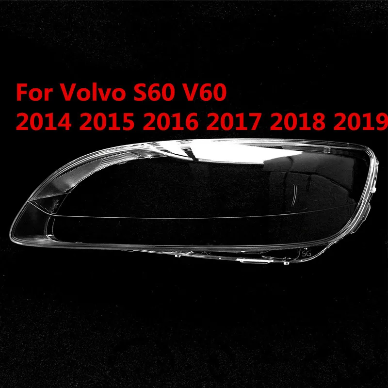 

Transparent Lampshade Headlight Mask Cover Headlamp Shell Lens Plexiglass For Volvo S60 V60 2014 2015 2016 2017 2018 2019