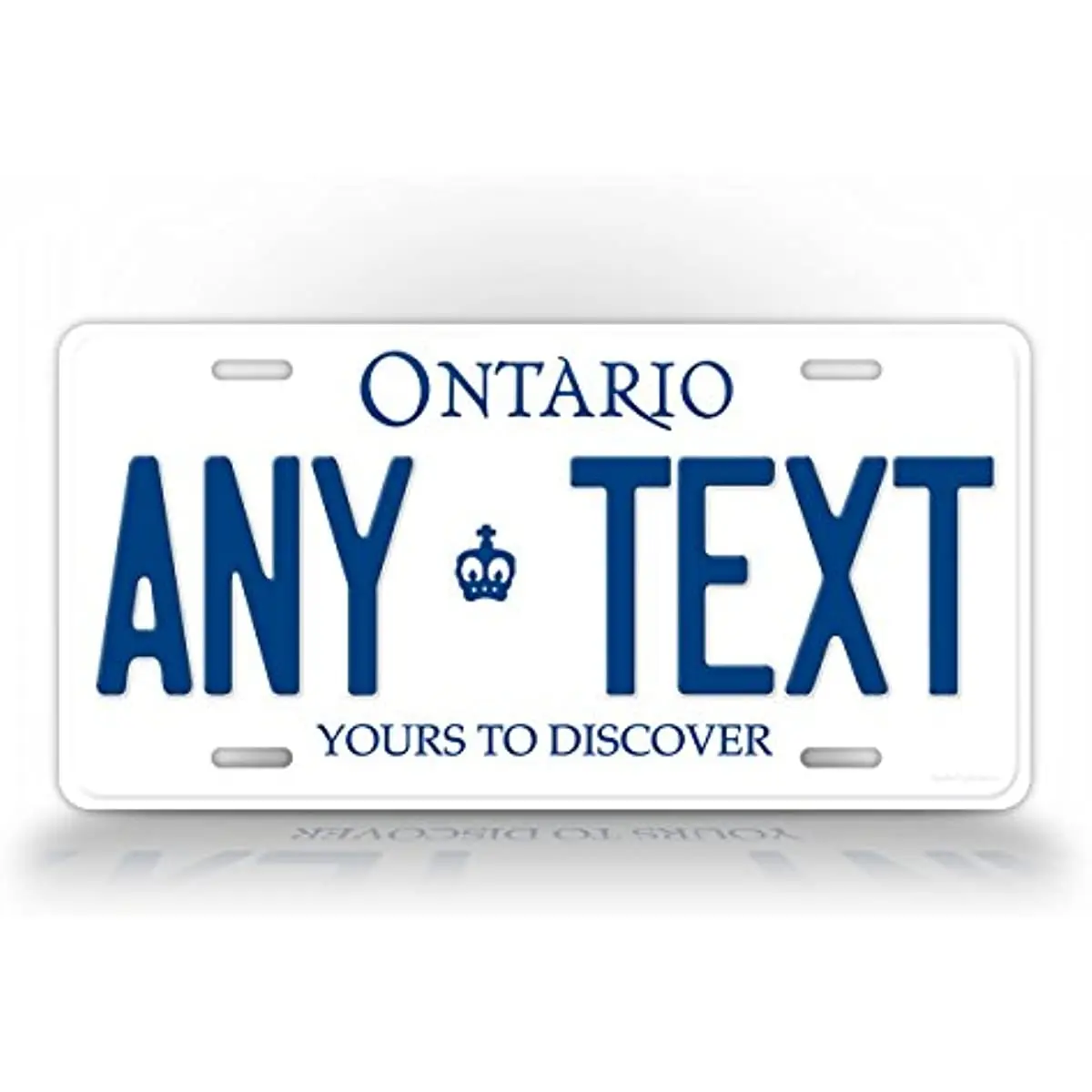 

Replica Ontario Canada License Plate ON Aluminum Auto Tag Customized Personalized Text Wall Decoration Metal Wall Sign