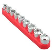 9Pcs 1/4In Drive 5mm-13mm Hex Bits Metric Socket-Wrench Head Sleeve Wrench Adapter Auto Repair Hand Tool Nut Removal-Tools 1
