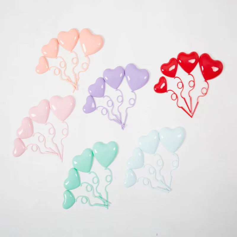 Matrimonio Holding Flowers Cake Flower Heart Love Cake Toppe Insert Dessert Baking Cake Decoration For Birthday Party Supplies