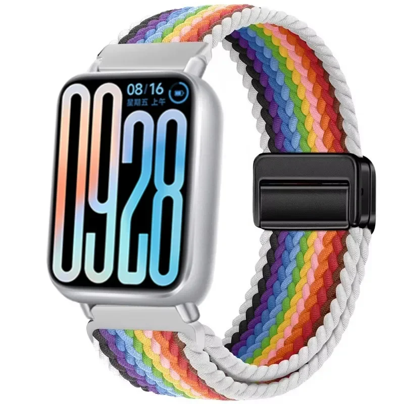 Nylon Braided Magnetic Buckle Strap - Breathable & Comfortable Replaceable Band