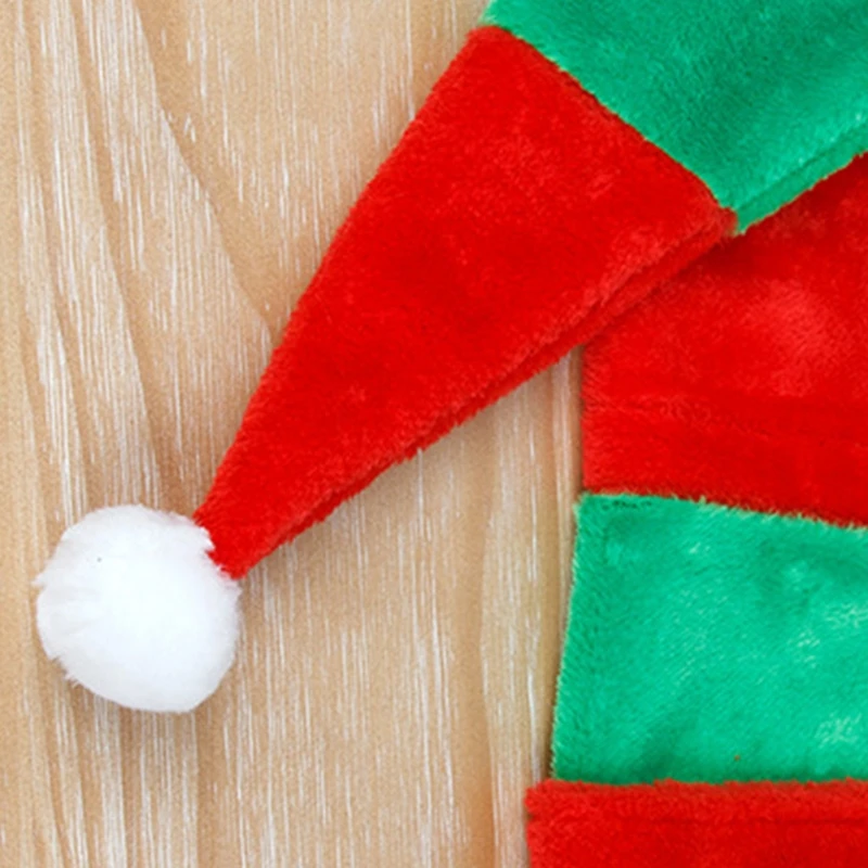Santa Elf Hat Christmas Hat Santa for Kid Adult Festival Christmas Holiday Party Decor Supplies Unisex