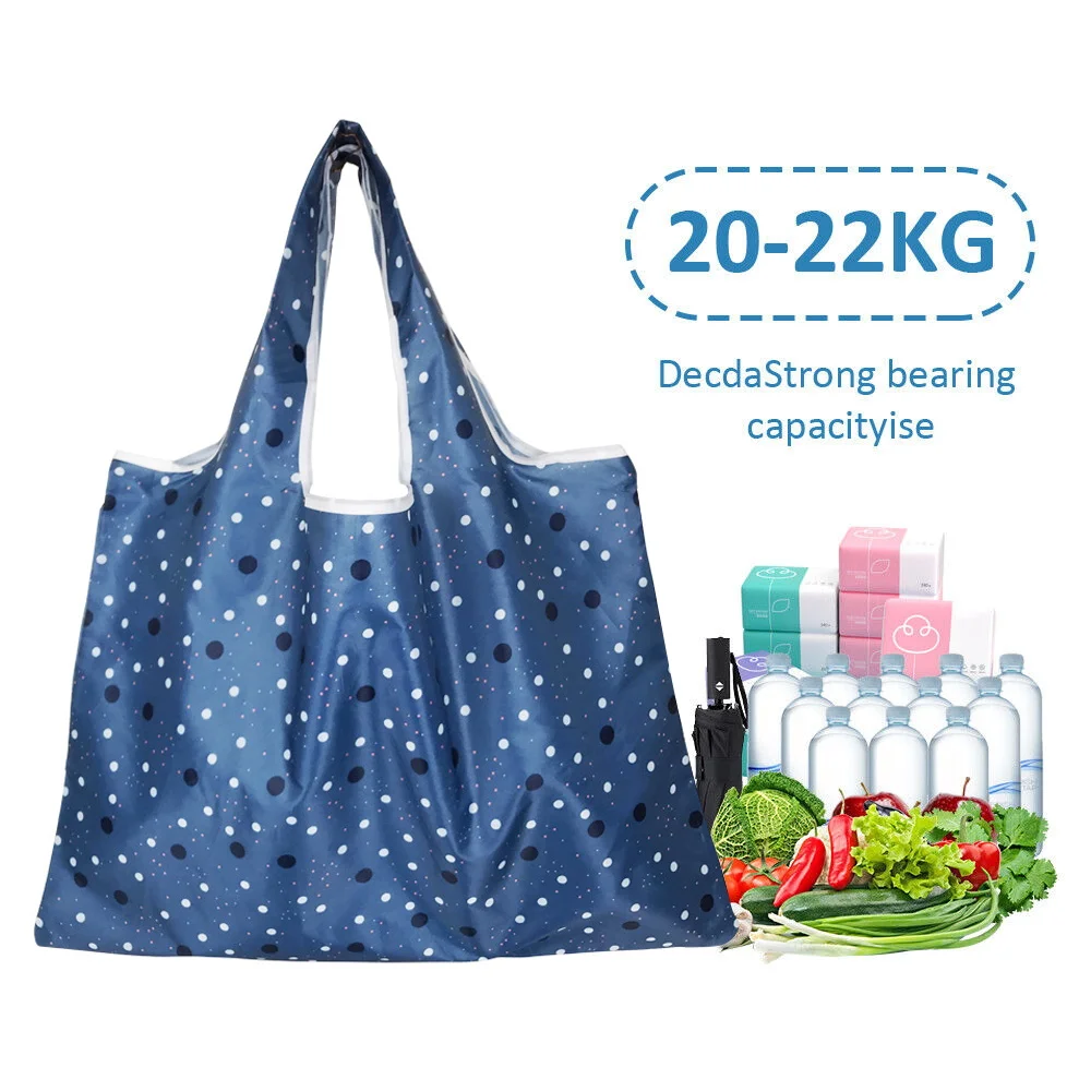 Eco-Friendly Personalized Reusable Tote Bag - Foldable, Durable, and Machine Washable