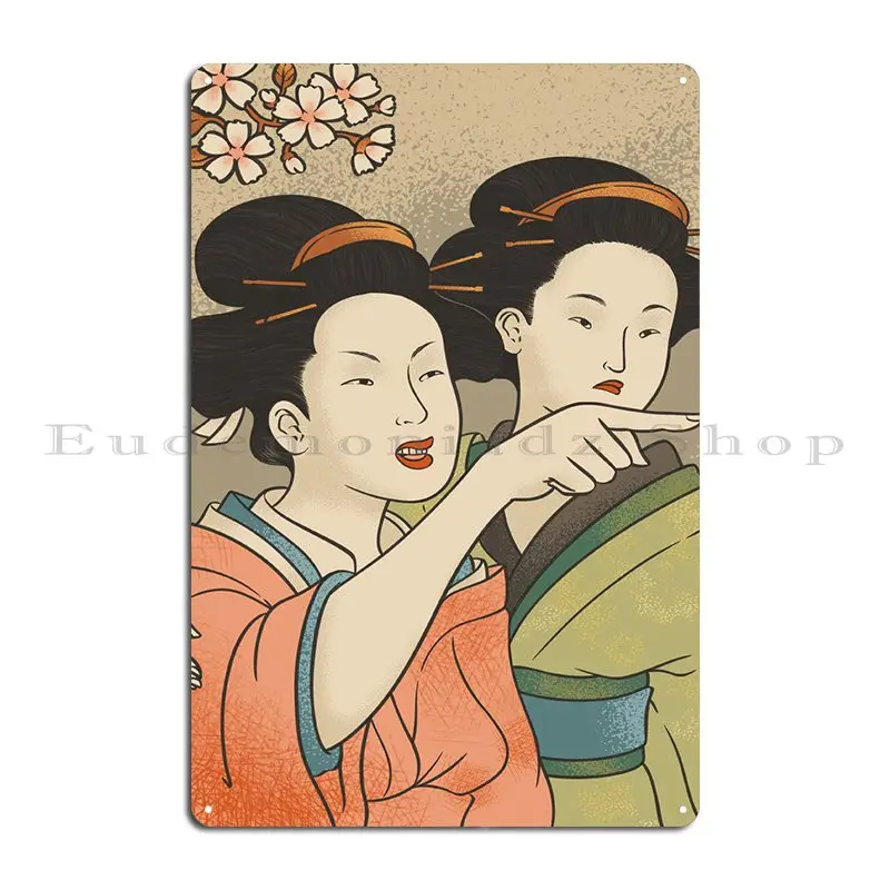 

Woman Yelling At A Cat 1 Metal Sign Wall Decor Wall Mural Kitchen Cave Designs Tin Sign PosterWall Decoration