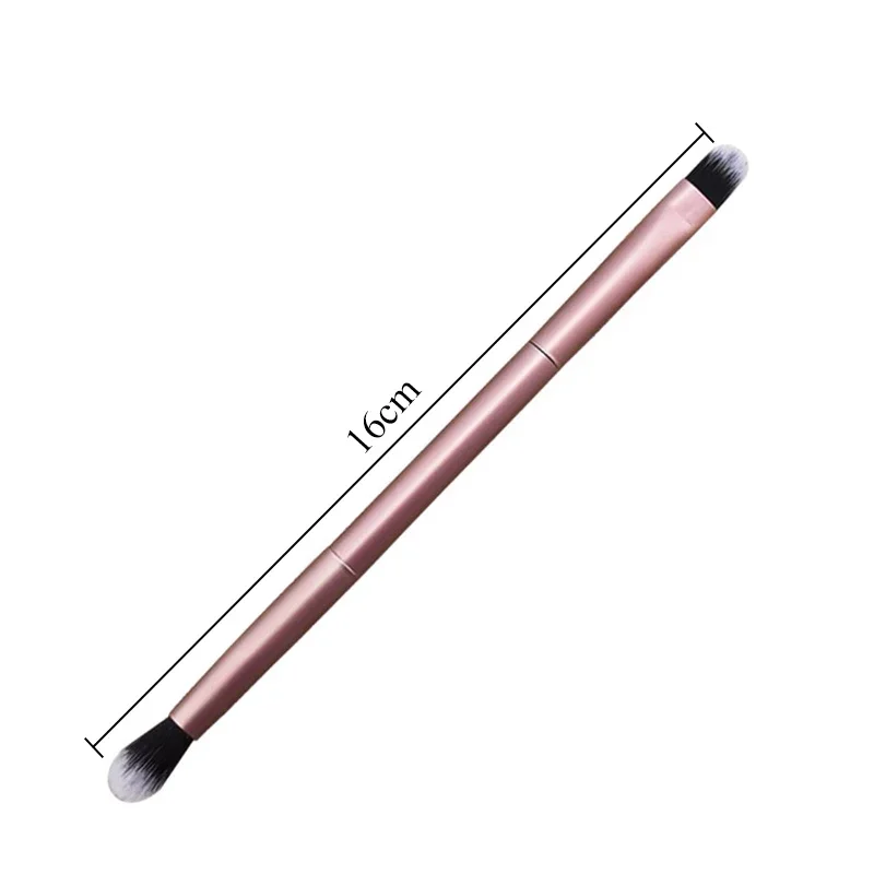 Multifunctional Double Ended Eyeshadow Eye Shadow Makeup Cosmetic Brush Tools Champagne Gold Eyeshadow Makeup Beauty Brush 1Pcs makeup brush set makeup brush