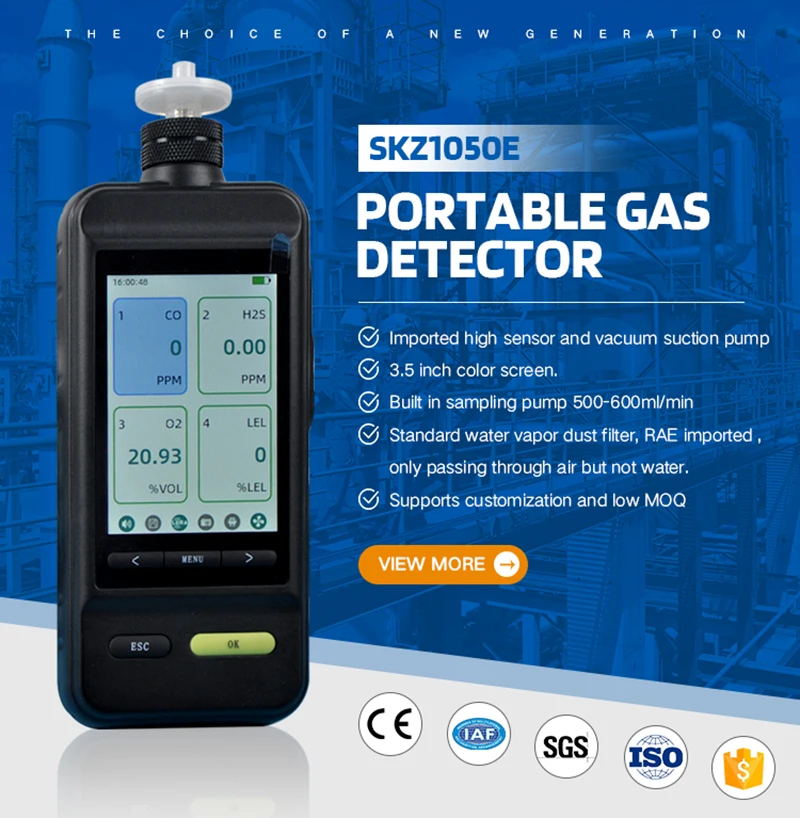 SKZ1050E-CO2 Infrared principle Carbon dioxide gas tester detector