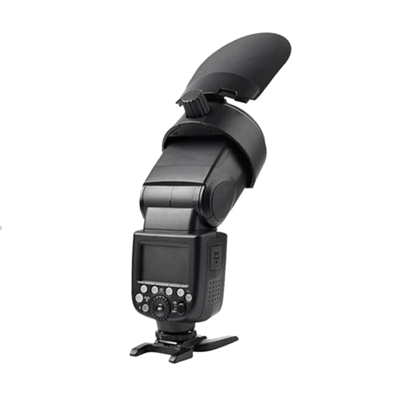 Ak-R12 Bounce Card Round Flash Head For Godox H200R V1 Flash Series,V1-S,V1-N,V1-C,Ad200 Pro,Ad200 Shading Plate