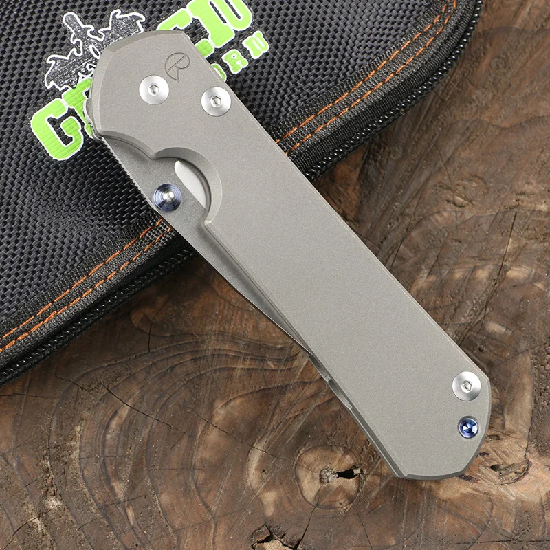 Green Thorn Big Sebenza 31 Folding Knife M390 Blade TC4 Titanium