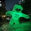 Suspended Inflatable Astronaut With LED Lights Advertising Spaceman Giant Space Man Cartoon Decoration For Outdoor Display 3