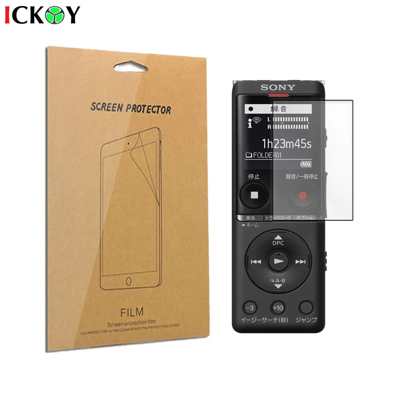 Pellicola Salvaschermo 2 Pezzi Per Pellicola Protettiva Anti-Scrach Per Registratore Sony Icd-Ux570