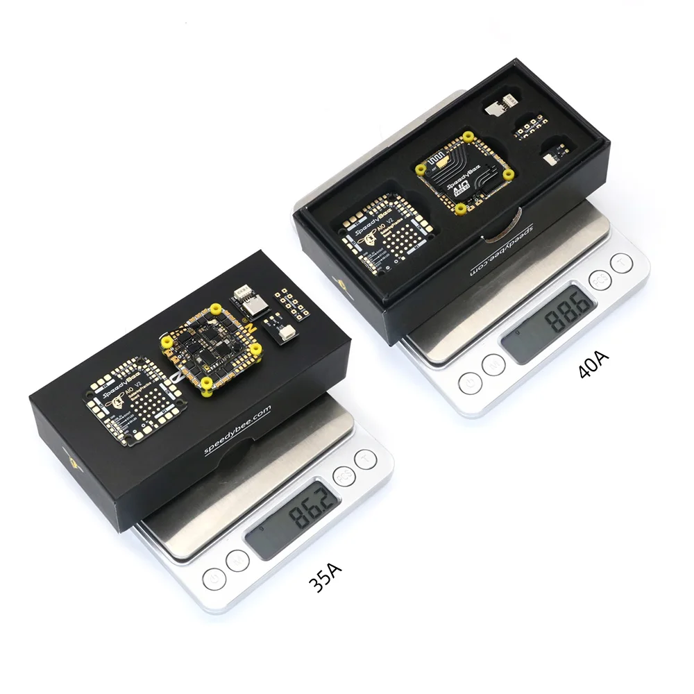 SpeedyBee F405 AIO V2 35A without CNC / 40A with CNC 25.5x25.5 3-6S Flight Control and ESC Integrated for Aircraft thumbnail 5