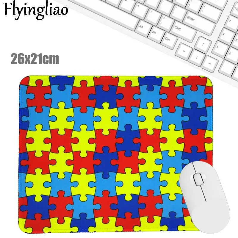 Autism pattern Cute desk pad mouse pad laptop mouse pad keyboard desktop protector school office supplies cute ghost purple extra large gaming mouse pad computer keyboard desk mat xxl large gamer mousepad laptop desk pad accessories