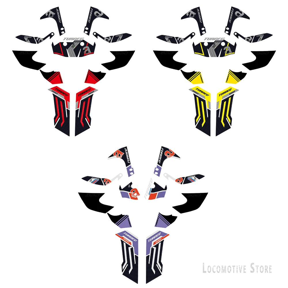Tuareg 660 ƼĿ ȣ ŰƮ ũ е, 3D   ƼĿ, Aprilia Tuareg 660 2022-2023