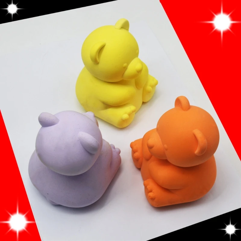 

3D Bear Mold Silicone Epoxy Molds Plaster Resin Casting Mould DIY Cake Chocolate Decorating Drop shipping