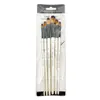 Filbert Paint Brushes Set, 6Pcs Artist Paintbrushes for Acrylic Oil Watercolor Gouache Painting, Premium Nylon Art Paint Brush 6