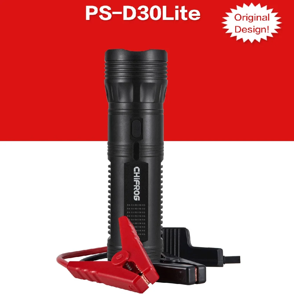 Flashlight Jump StarterJump Starter Power Bank Strong Flashlight 7200mAh High-Ratio Polymer Lithium Battery