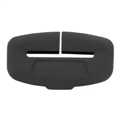 Silent & Dustproof Silicone Seatbelt Insert Protector Clip - Scratch - Resistant Car Interior Accessory (Black)