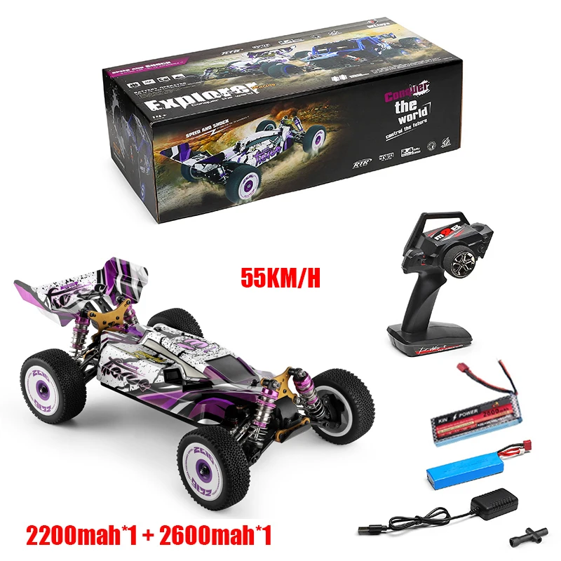 Wltoys 144001 4WD 60Km/H With Free Parts Kit High Speed Racing 1/14 2.4GHz RC Car Brushed Motor Off-Road Drift Car big remote control car RC Cars