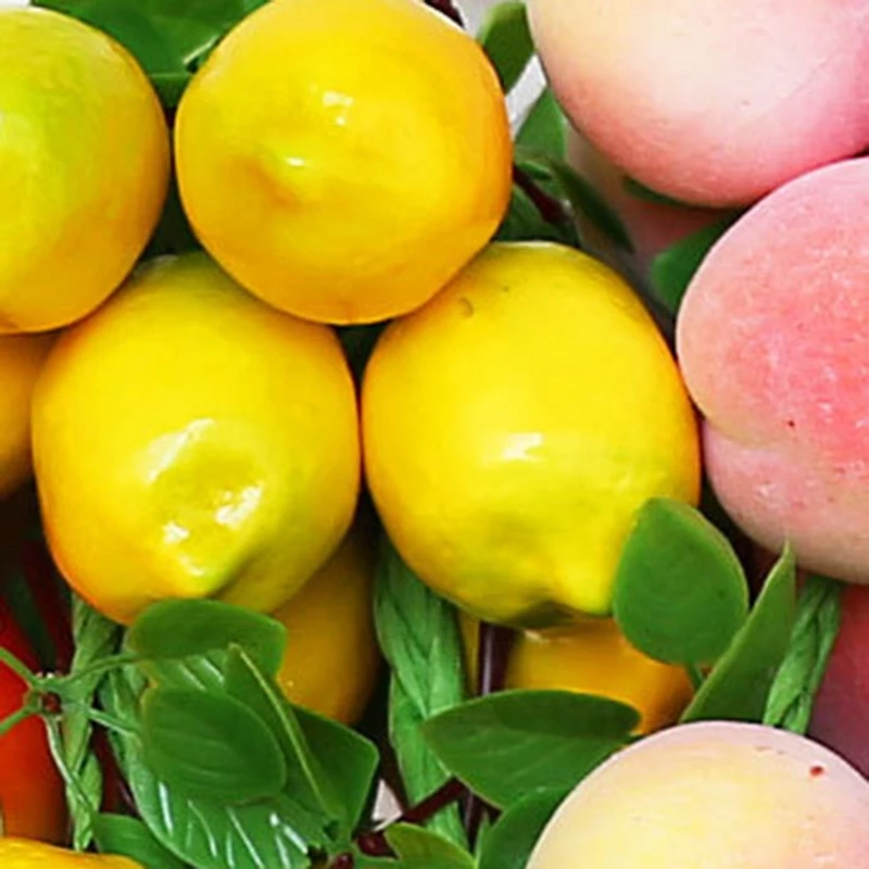 Simulation Artificial Fruit Lemon String Restaurant Hotel Home Garden Wedding Kitchen Decoration artificial fruits and vegetables