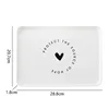 1PCS Food Plastic Dessert Serving Tray Tea Breakfast Bread Tray Snack Plate Storage Plates Square Cosmetics Dish Plate Dish 6