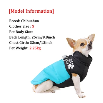 Manteau Réfléchissant Chien Hiver THE PET FANS | Veste Chaude Coupe-Vent pour Petits et Grands Chiens - 2025 - Doglovedesign : Vêtement et accessoires pour chiens