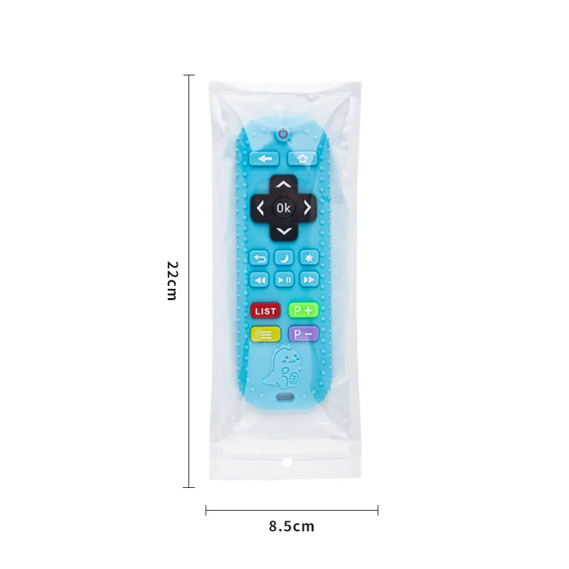 실리콘  Teether 장난감 BPA 무료 원격 제어 모양 Teether 설치류 껌 통증 완화 젖니가 남 장난감 키즈 감각 교육
