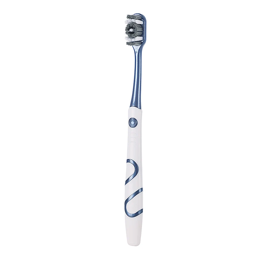 Premium 360° Deep Clean Men's Toothbrush with Medium-Hard Bristles