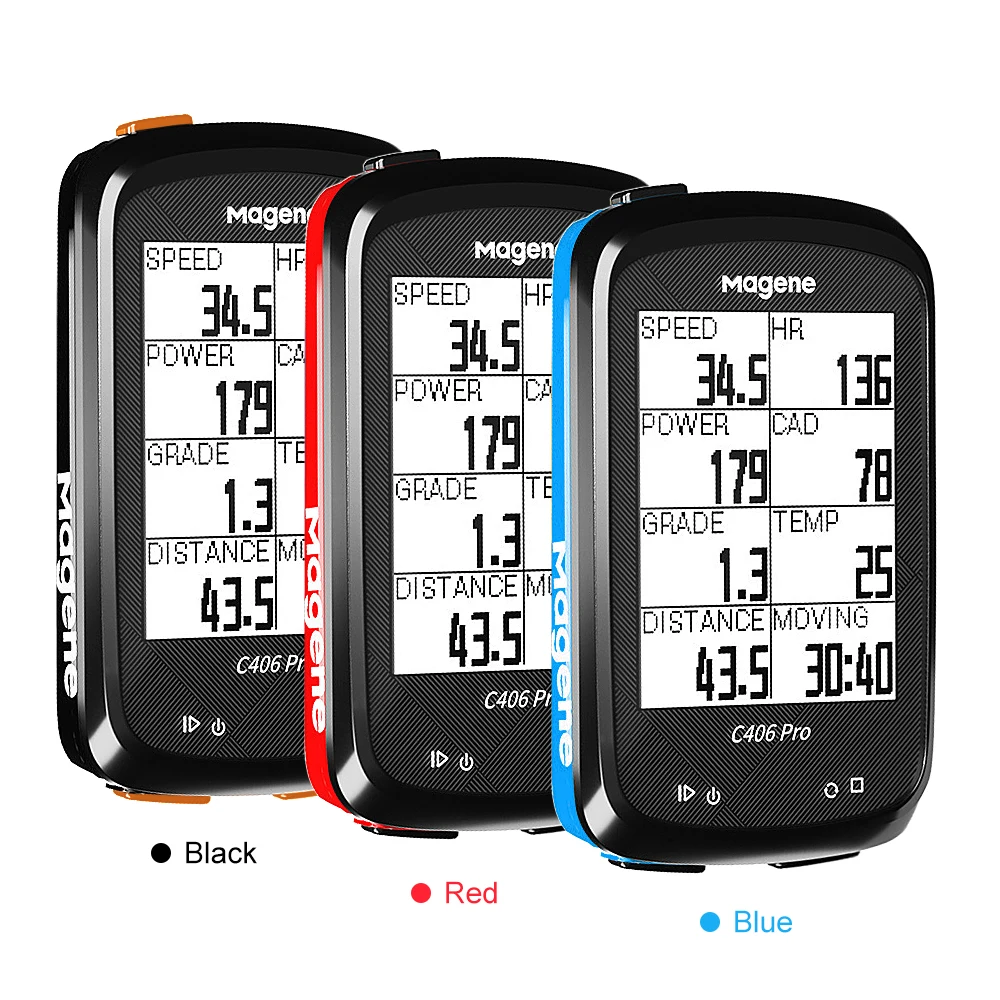 Magene C406  GPS Ŭ  ǻ  ӵ, BT4.0 / ANT + Ʈ  ӵ ġ