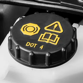Tappo del serbatoio del liquido dei freni per auto, tappo antipolvere a doppio strato, coperchio del liquido dei freni ad alta densità per auto e moto