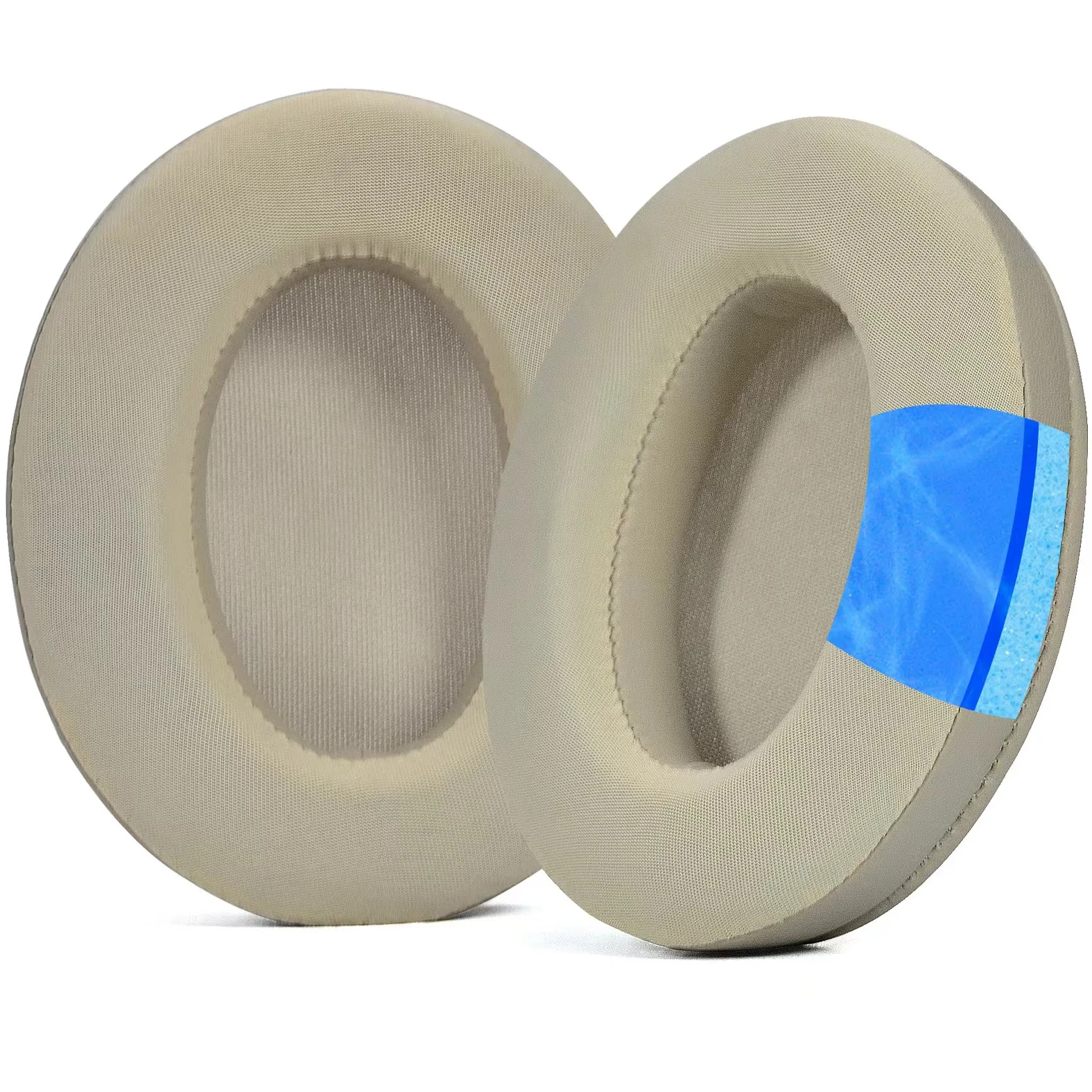 Cooling Gel Replacement Ear Pads with Protein Leather Cushion