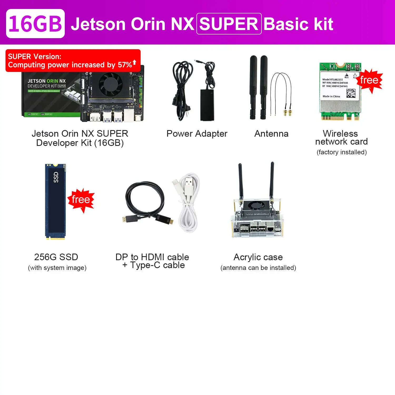[新品] NVIDIA Jetson Orin NX 16GB NVIDIA Jetson Orin NX 16GB - moduł z procesorem ARM Cortex