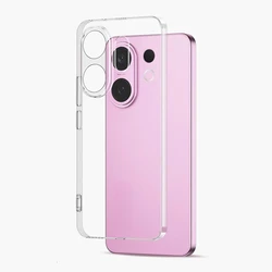 Shockproof Ultra Thin Silicone Soft Phone Case with Clear Back Cover for VIVO S30ProMini (Clear)