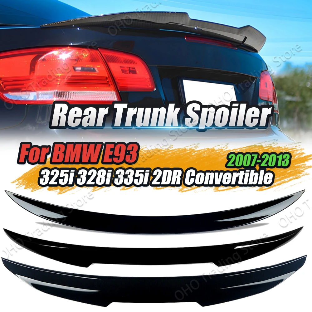 E93 Psm / M4 / Mp Style Trunk Lip Tail Tronco Spoiler Body Kit Per Bmw E93 325I 328I 335I Convertibile 2007-2013 Spoiler Posteriore Ala