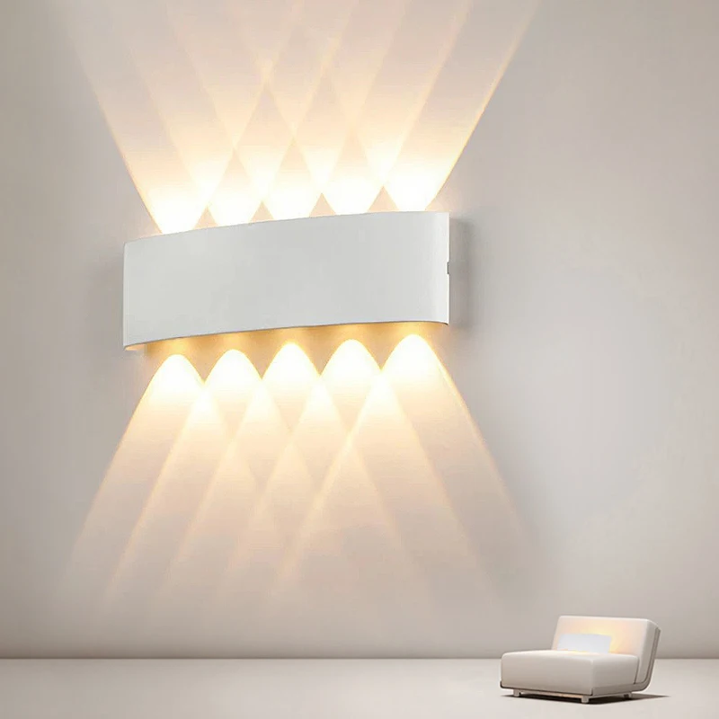 4W 6W 8W 10W Indoor Wall Lamp Modern White LED Wall Light Home Decorative lighting Porch Living Room Bedroom Bedhead Wall Lamps 2