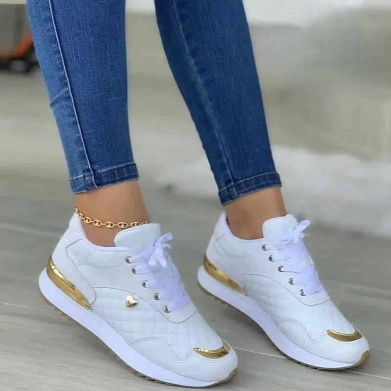 Women's Shoes for Autumn Casual Sport Shoes Women Fashion Sneakers Flats Women Platform Plus Size Loafers Zapatillas Muje New 