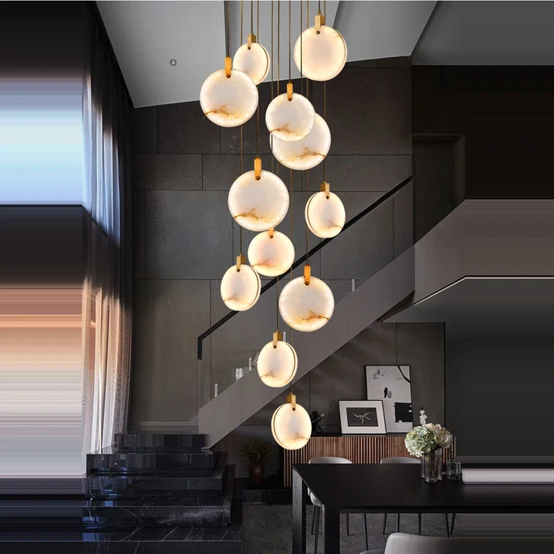シャンデリア LED シンプル ポストモダン シングルヘッド シャンデリア