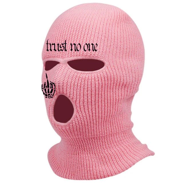 skully hat men's 1Pc AK47 Embroidery Balaclava Face Mask for Cold Weather, Winter Ski Mask for Men and Women Thermal Cycling Mask free shipping new era skully beanie Skullies & Beanies
